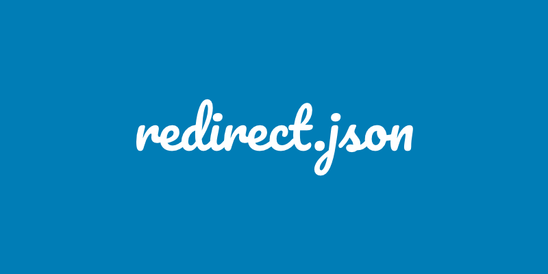 How to create a redirect.json file for GHOST site